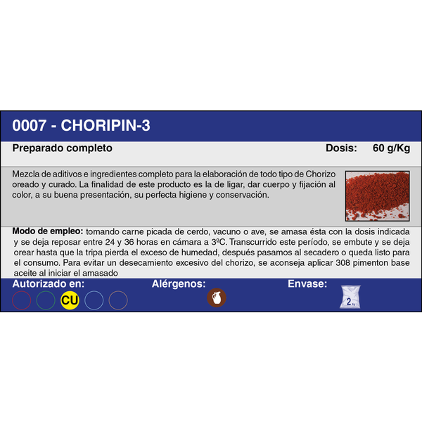 CHORIPIN-3  (2 Kg.)