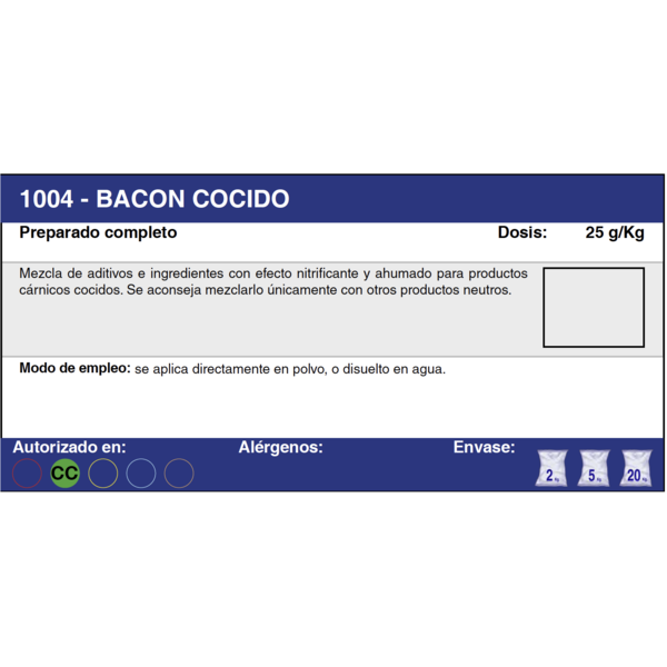 BACON COCIDO (5 Kg.)