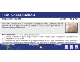 CABEZA JABALI (2 Kg.)