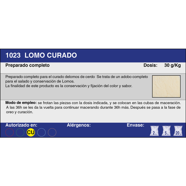 LOMO CURADO (5 Kg.)