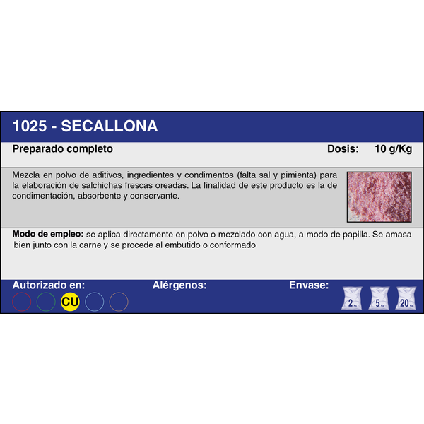 SECALLONA (5 Kg.)
