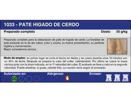 PATE HIGADO CERDO (2 Kg.)