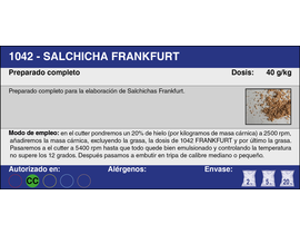 SALCHICHA FRANKFURT (2 Kg.)