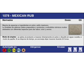 MEXICAN RUB (20 Kg.)