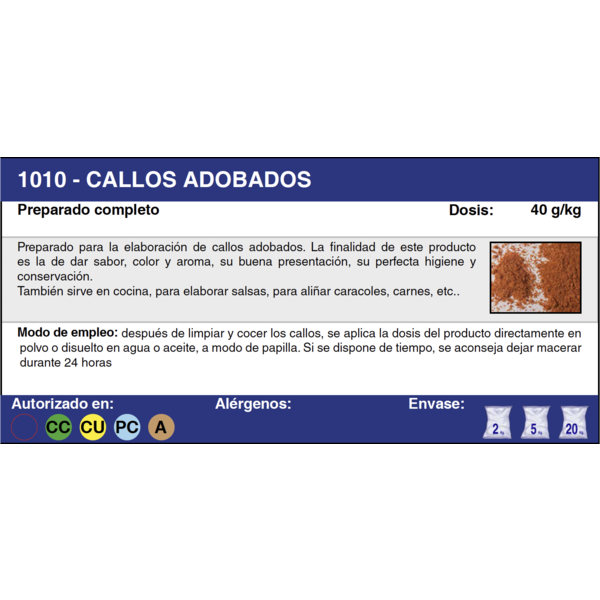 CALLOS ADOBADOS (2 Kg.)