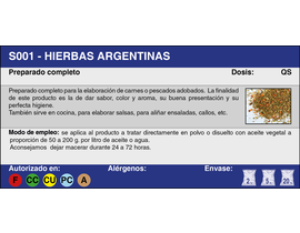 HIERBAS ARGENTINAS (20 Kg.)