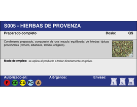 HIERBAS DE PROVENZA (20 Kg.)