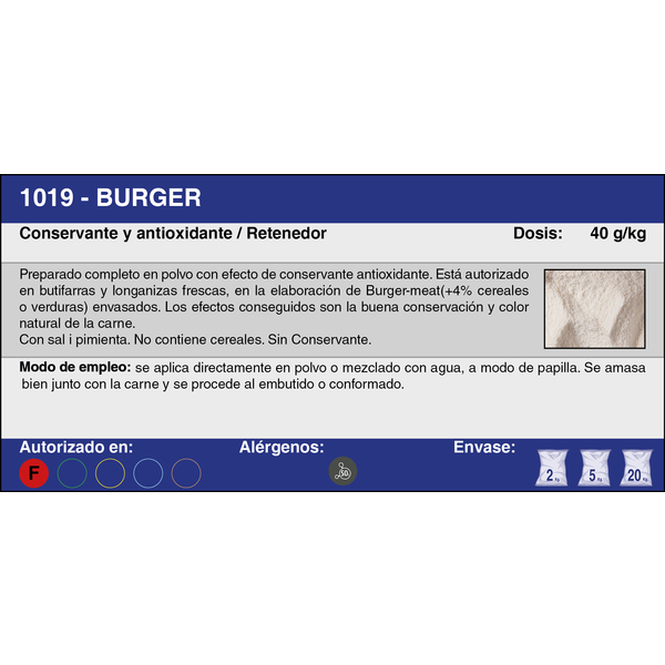 BURGER (5 Kg.)