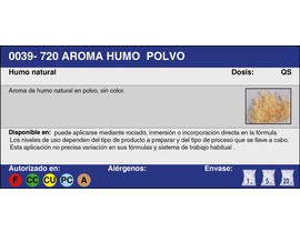 720 AROMA HUMO POLVO (20 Kg.)