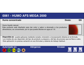 HUMO AFS MEGA 2000 (20 Kg.)