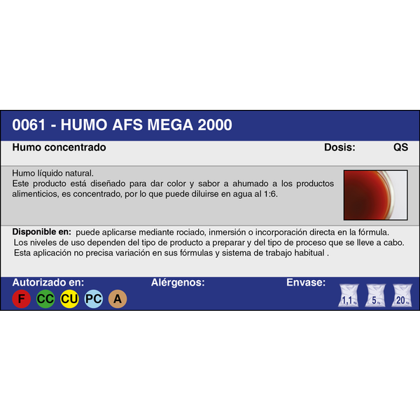 HUMO AFS MEGA 2000 (20 Kg.)