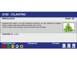 CILANTRO MOLIDO