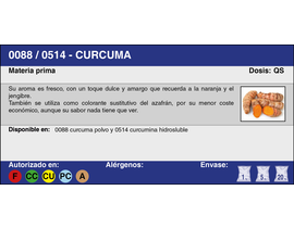 CURCUMA MOLIDA (20 Kg.)