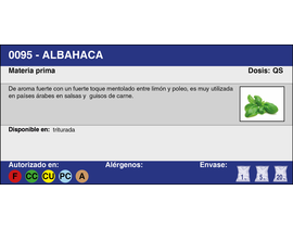 ALBAHACA HOJA (20 Kg.)