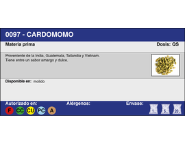 CARDOMOMO MOLIDO (20 Kg.)