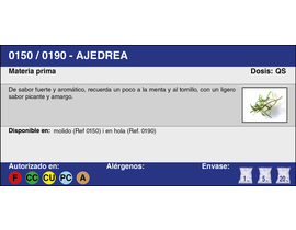 AJEDREA MOLIDA (20 Kg.)