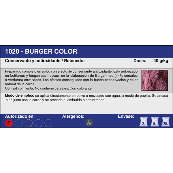 BURGER COLOR (2 Kg.)