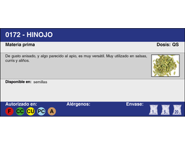 HINOJO SEMILLAS (20 Kg.)