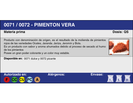 PIMENTON PICANTE VERA EXTREM. (1 Kg.)