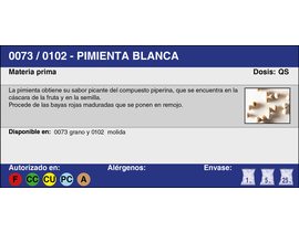 PIMIENTA BLANCA GRANO (5 Kg.)