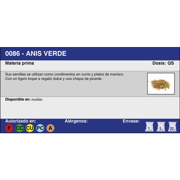 ANIS VERDE MOLIDO (1 Kg.)