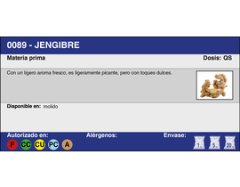 JENJIBRE MOLIDO (1 Kg.)  .