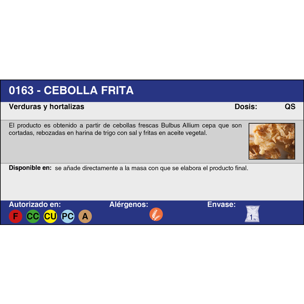 CEBOLLA FRITA  DESH. (1 Kg.)