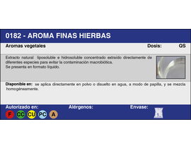 AROMA FINAS HIERBAS F87912P (1 Kg.)