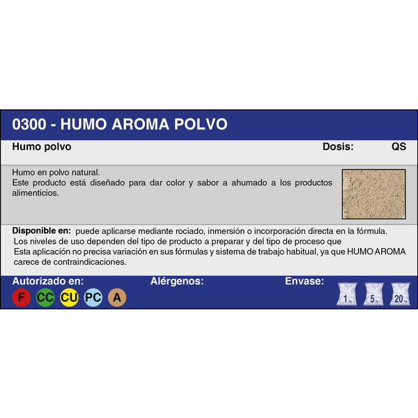 HUMO AROMA POLVO (20 Kg.)