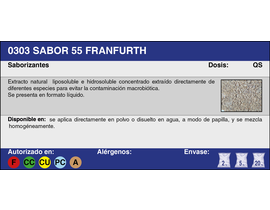 SABOR 55 FRANKFURT (20 Kg.)