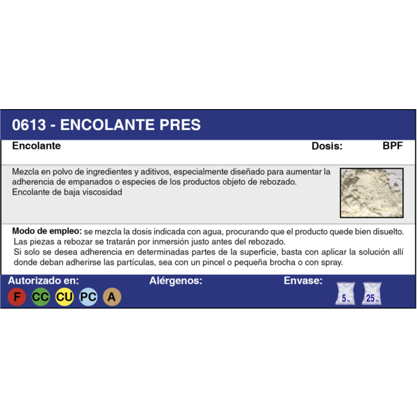 ENCOLANTE PRES (20 Kg.)
