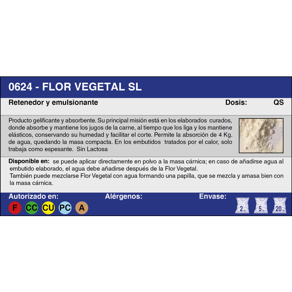 FLOR VEGETAL S/L (20 Kg.)