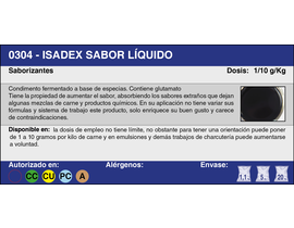 ISADEX SABOR LÍQUIDO (5 Kg.)