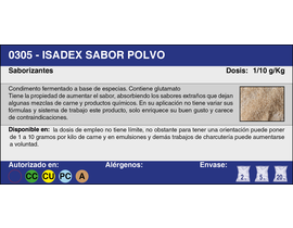 ISADEX SABOR POLVO (2 Kg)