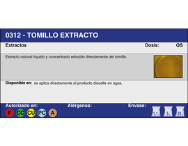 TOMILLO EXTRACTO (1,1 Kg.)