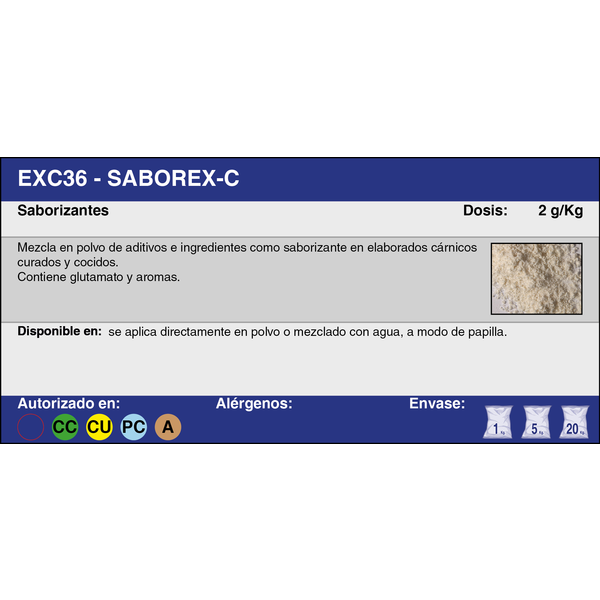 SABOREX-C (2 Kg.)