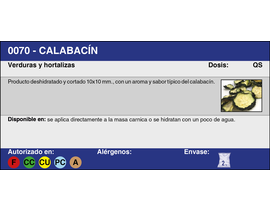 CALABACIN 10x10 mm (1 kg.)