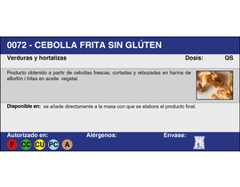 CEBOLLA FRITA S/GLUTEN (5 Kg.)
