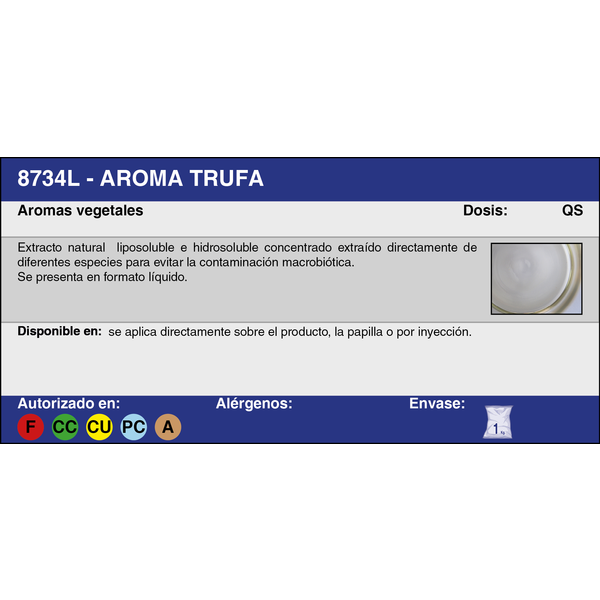 AROMA TRUFA 08734 (1 Kg.)