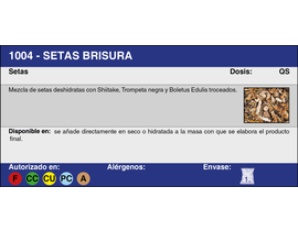 SHITAKE-TROMPETA-CEPS BRISURA (1 Kg.)