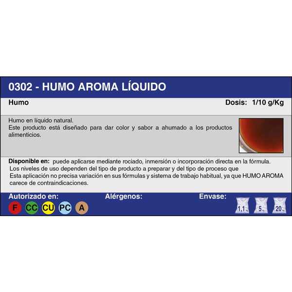 HUMO AROMA LIQUIDO (1,1 Kg.)