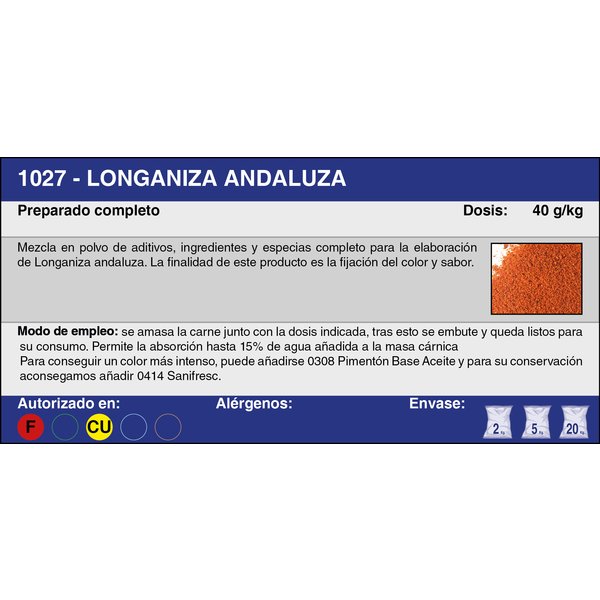 LONGANIZA ANDALUZA (2 Kg.)