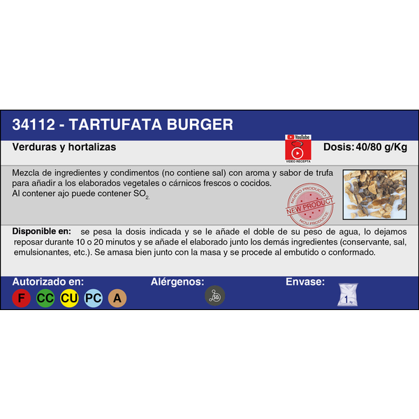 TARTUFATA BURGER (1 Kg.)