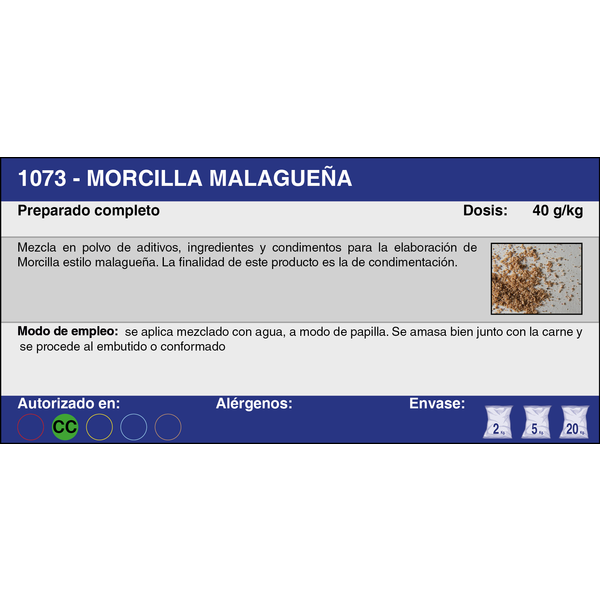 MORCILLA MALAGUEÑA (20 Kg.)