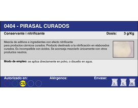 PIRASAL CURADOS (2 Kg.)